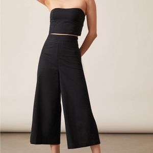 Anthropologie Maeve Tube Top and Wide Leg Pant Set